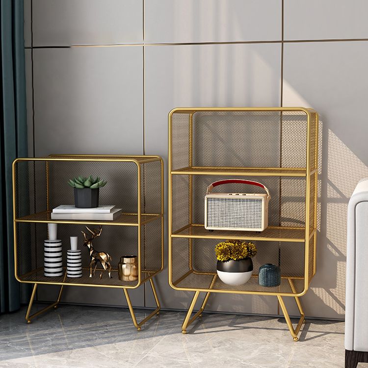 Libreria di libreria di lusso in metallo in stile libreria chiusa per ufficio e sala da studio