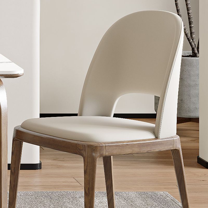 Modern White Stone Top Dining Set 1/5/6/7 Pieces Dining Table Set with White Chairs