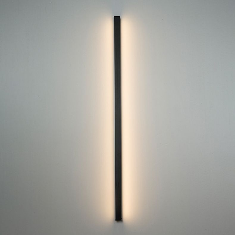 Creatieve minimalistische stijl lineaire wandkandelpas aluminium 1 lichte staten