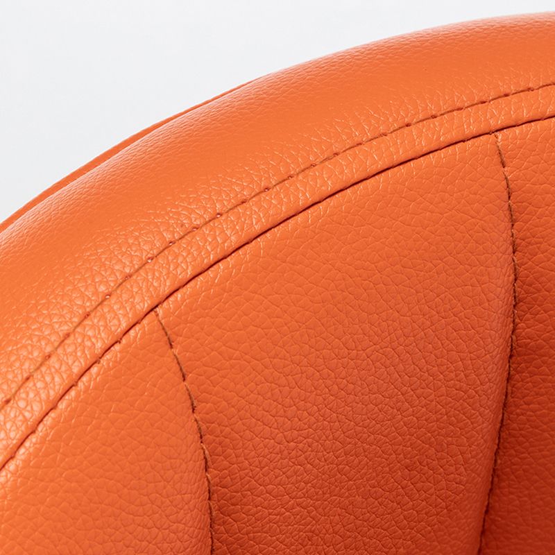 Home Swivel Adjustable Height Stool Modern Matte Finish Leather Barstool