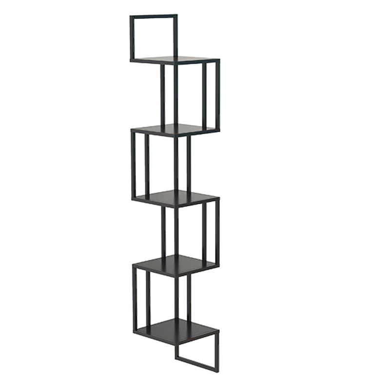 Wall Mounted Bookcase Contemporary Style Bookshelf for Office Home
