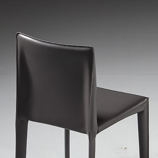 Modern Indoor Home Side Chair Faux Leather Upholstered Side Chair