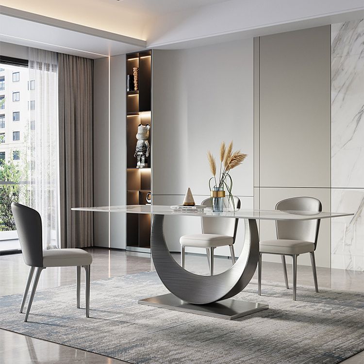 Modern 1/4/5/7/8 Pieces Dining Set Rectangle Dining Table Set for Home Use