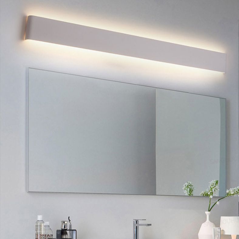 Modern Minimalist Rectangular Wall Mounted Vanity Lights Metal Vanity Wall Light Fixtures for Bathroom