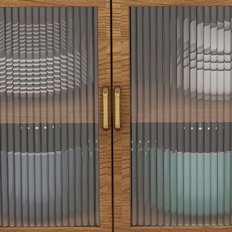 Dining Room Rectangular Prep Table Kitchen Island with Storage Cabinet