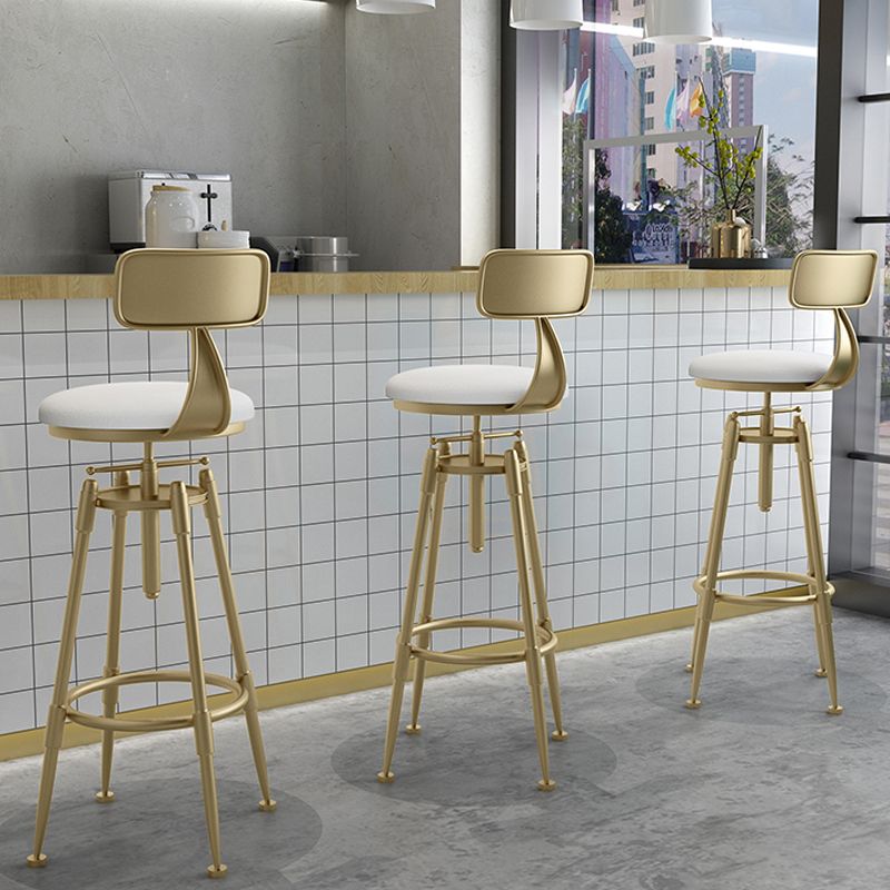 Nordic Style Metal Bar-stool Round Counter Bar Stool for Kitchen