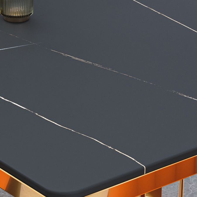 Glam Style Rectangle Table Set 1/2/5/7 Pieces Dining Set for Kitchen