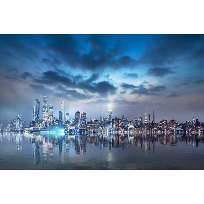 Photography Stain Resistant Mural Wallpaper Urban Landscape Living Room Wall Mural