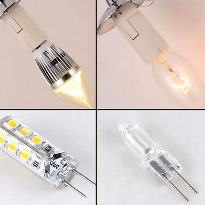 Chromball -Anhänger Leuchte moderne klare Glashängung Licht für Wendeltreppen