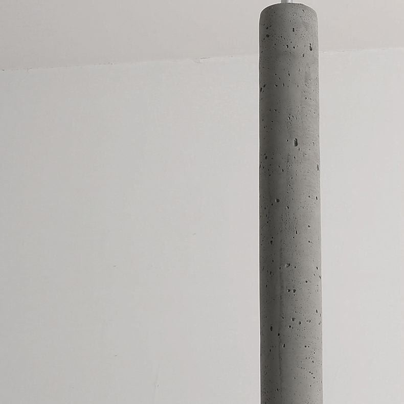 Nordische moderne zylindrische Form Pendelleuchte Beton kleines Suspension Licht für Wohnzimmer
