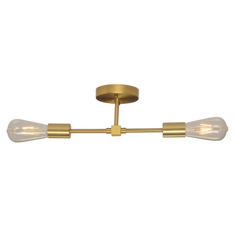 Modern Metal Wall Sconce Cylinder Shape Vanity Lamp for Bathroom in Gold