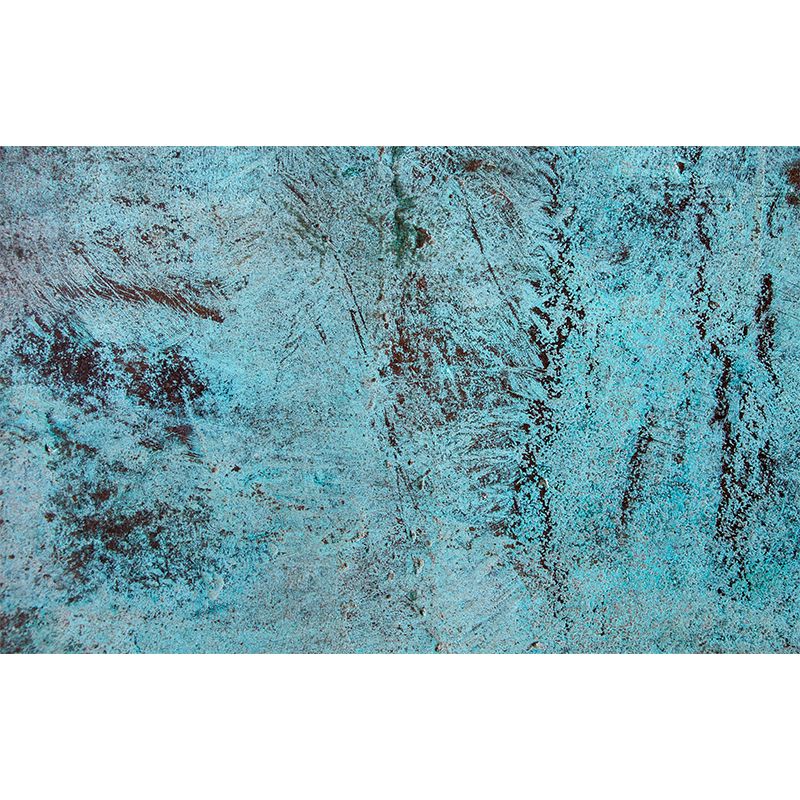 Rusty Metal Wall Mural Personalized Minimalist Wall Covering for Sitting Room