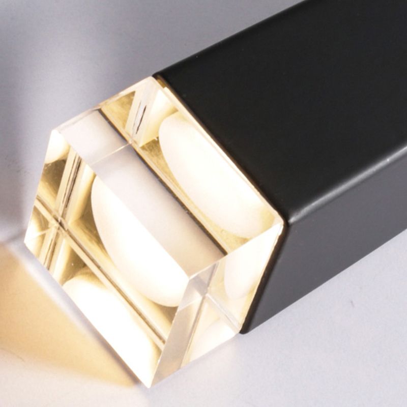 Lineare Anhängerleuchten moderne LED -Aufhängung Anhänger Licht mit weißem Acrylschatten