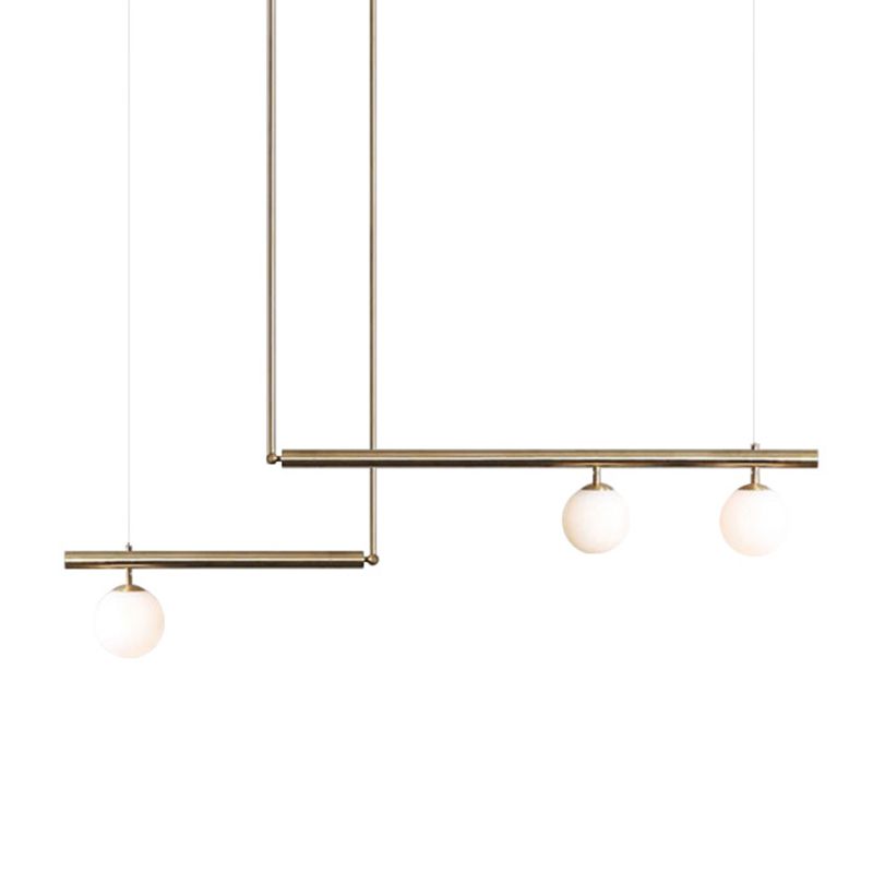 Molecule Dinning Room Island Light Fixture Glass Nordic Style Island Pendant Light in White