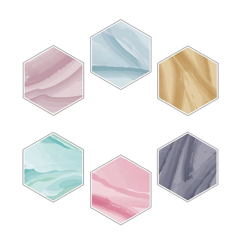 Modern Marble Veining Look Wallpapers Pink-Blue Peel and Stick Wall Art for Living Room