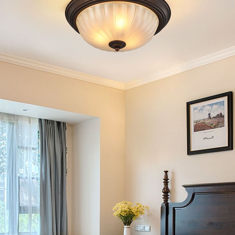 Confezione Vetro Flush Monte Soffitto Light Classic Camera Flush Montaggio Luce Fissaggio