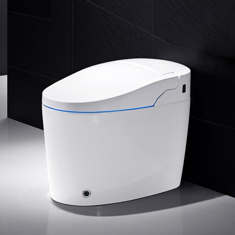 Contemporary Siphon Jet Flush Toilet One Piece Toilet Bowl for Bathroom