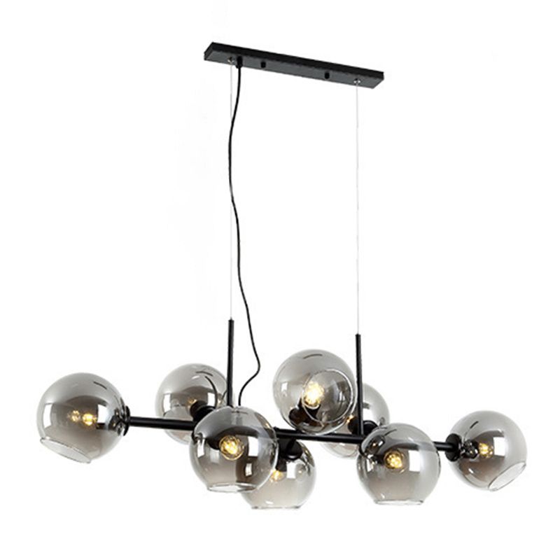Modern Unique Shape Hanging Ceiling Lights 8 Lights Hanging Light Fixtures for Dining Room