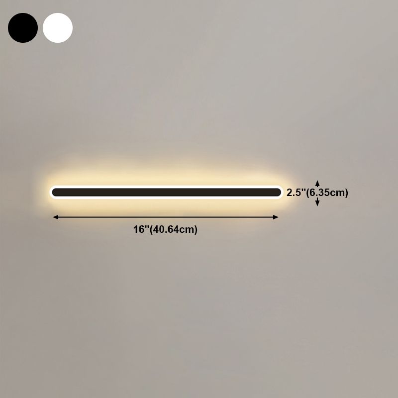 Striscia la lampada a parete contemporanea a parete contemporanea per salotto