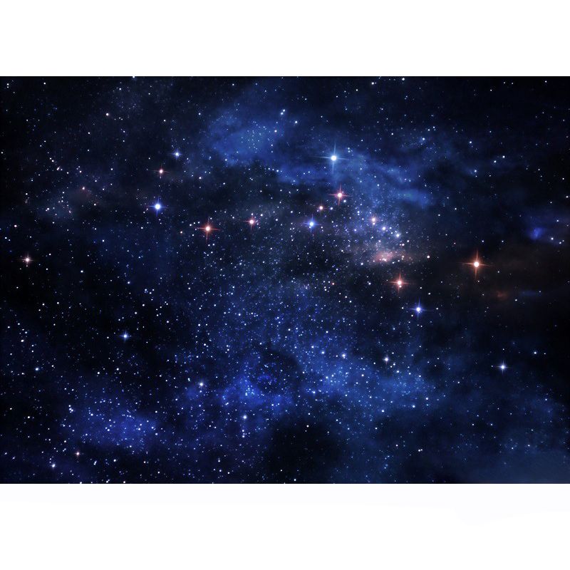 Calming 3D Universe Print Rug Black Tone Polyester Area Carpet Non-Slip Backing Rug for Living Room