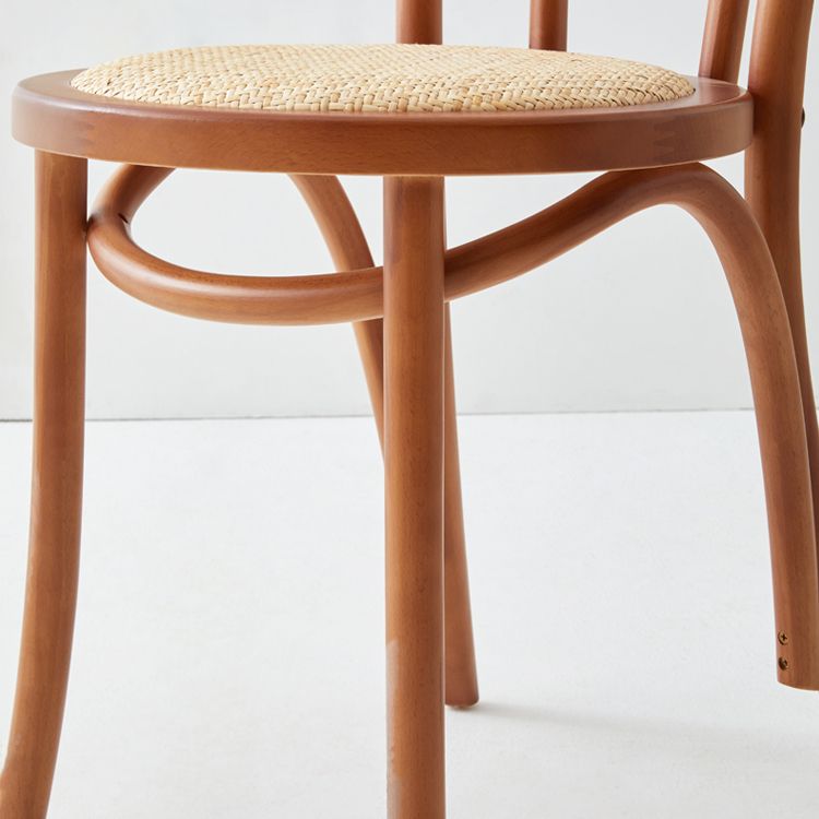 Le bois de hêtre de style moderne préside les chaises de salle à manger de cuisine arrière de Windsor