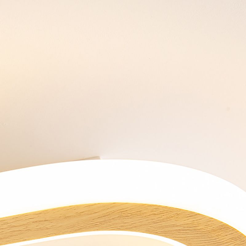 Estilo nórdico de montaje de la luz del techo de la montura de la luz del techo de la madera