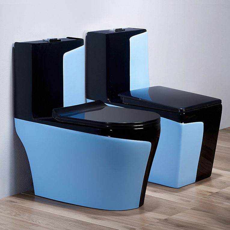 Modern All-In-One Toilet Bowl Floor Mounted Urine Toilet with Seat for Bathroom