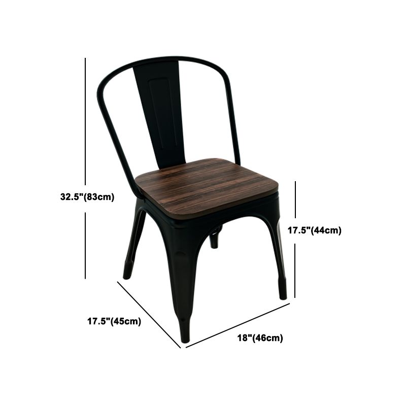 Coffee Shop Dining Table Set 1/2/3/5/7 Pieces Wood and Metal Dinette Set