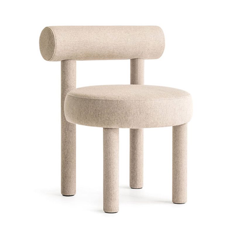 Contemporary Side Wood Dining Room Chair Open Back Dining Side Chair for Home Use