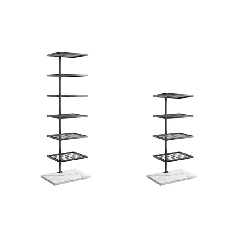 Contemporary Style Bookshelf Invisible Open Back Bookcase for Home and Office