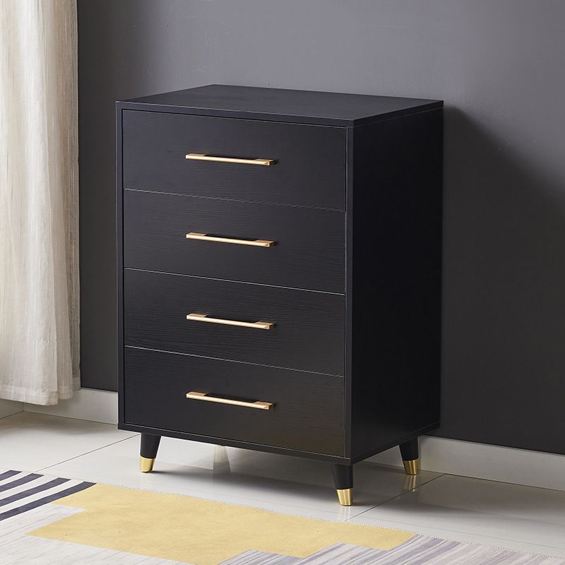 White / Black Storage Chest 16" W Vertical Lingerie Chest for Bedroom