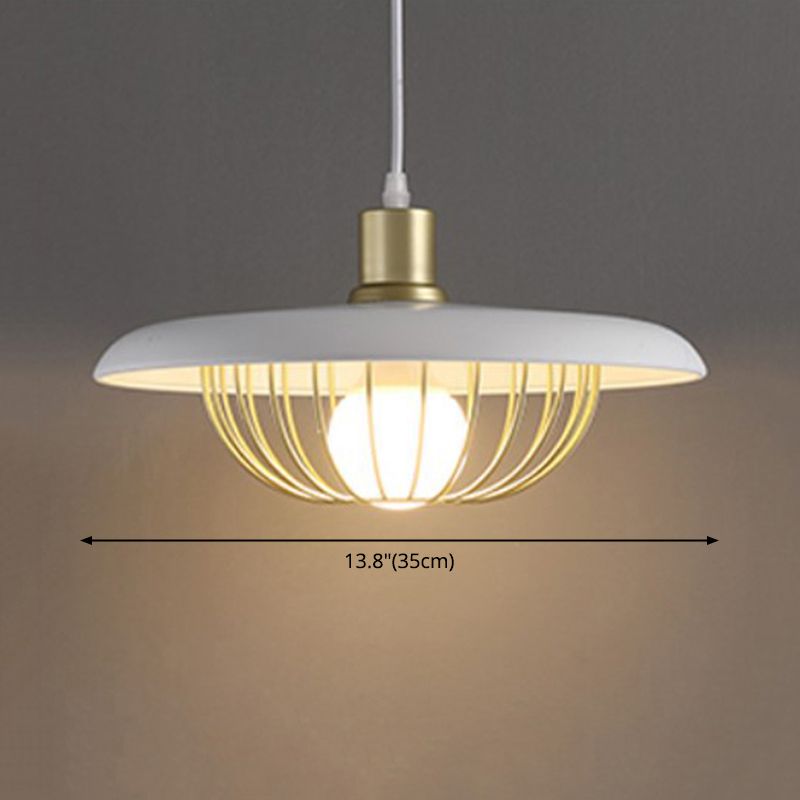 Moderne minimalistische stijl gekooide hangende hanglampen metaal 1 lichte hangende verlichting