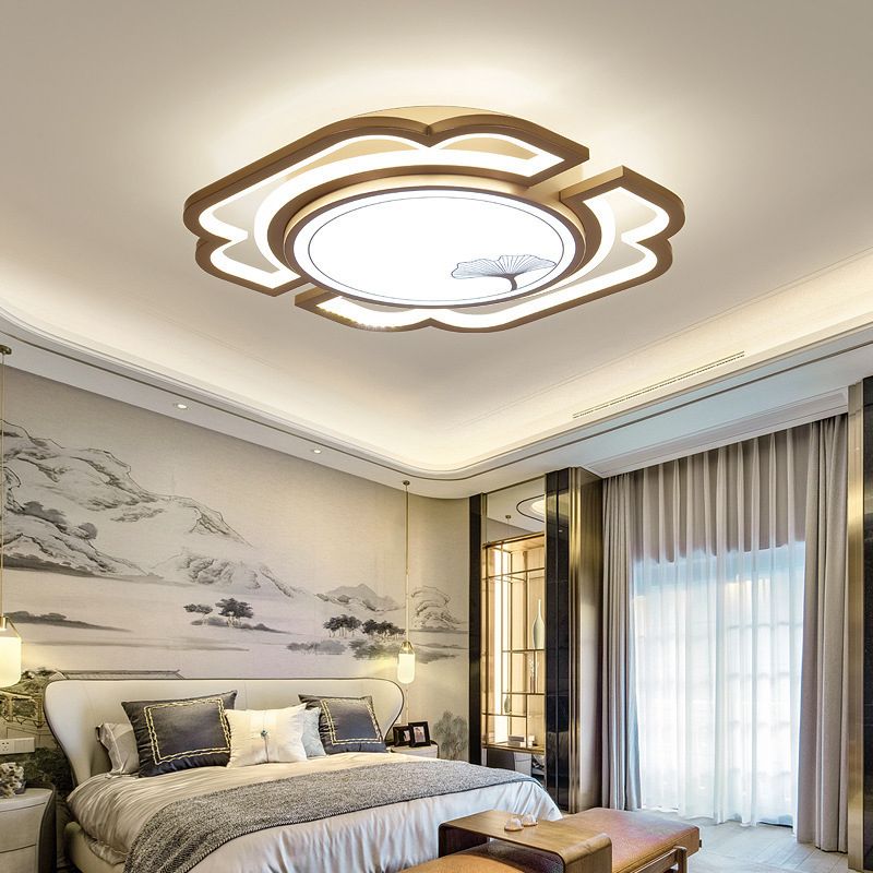 Luminaire de plafond encastré moderne en acrylique, luminaire LED pour salon