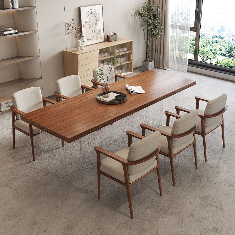 Industrial Rectangle Pine  Dining Table 1/5/7 Pieces Dining Set for Dining Room