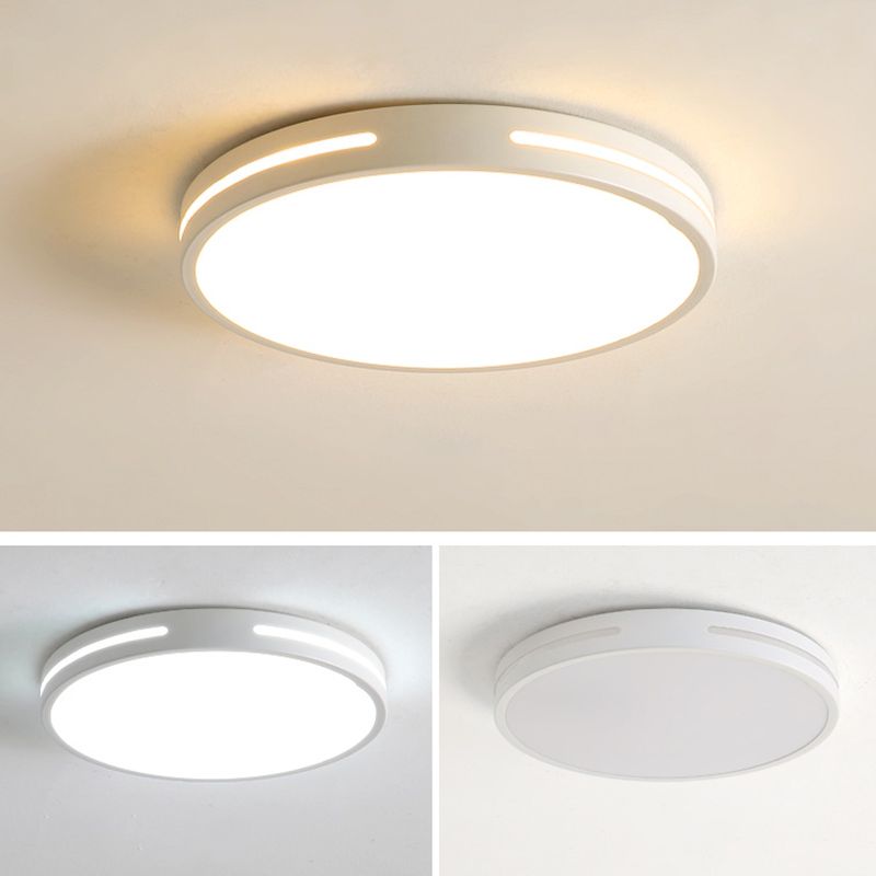 Modern Minimalist Style Flush Mount Light Fixtures Acryl 1 Light Flush Mount für Wohnzimmer