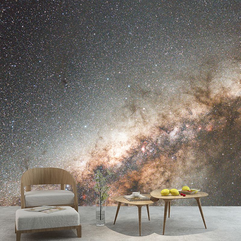 Universe Resistant Mural Wallpaper Environment Friendly Sleeping Room Wall Mural