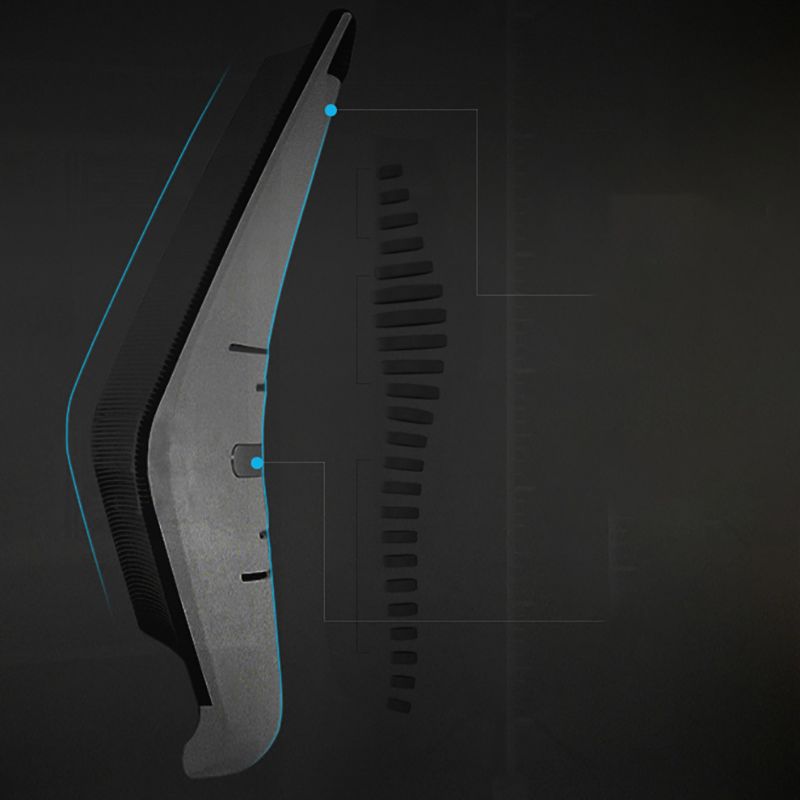 Mesh Mid Back Desk Chair Contemporary Style Fixed Arms Office Chair