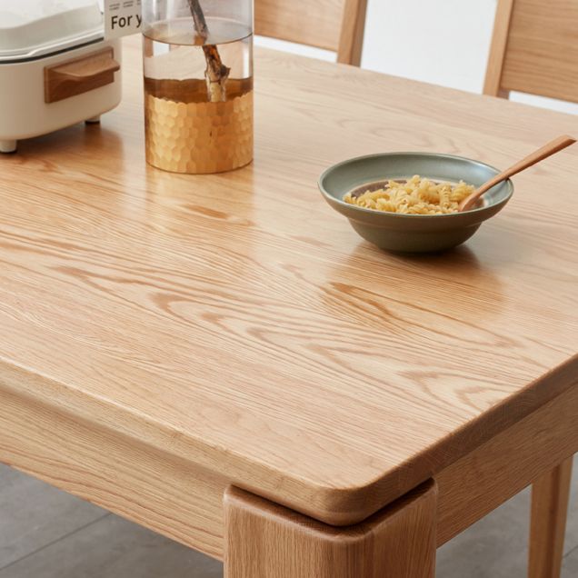 1/4/5 Pcs Modern Style Rectangle Solid Wood Standard Height Dining Furniture Set