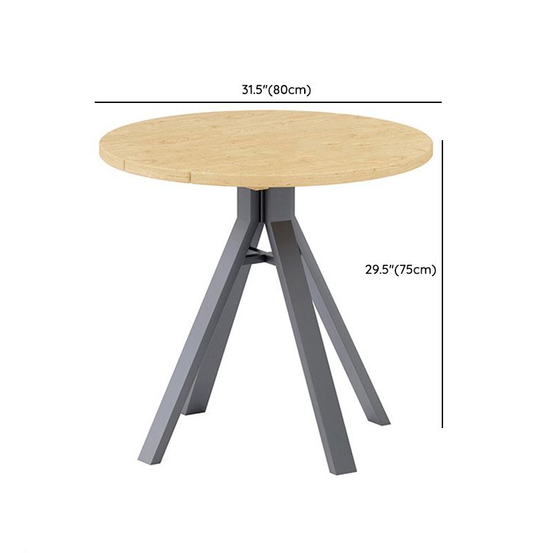 Boho Style 1/3/7 Pcs Patio Dining Table Set Wood Dining Table Set