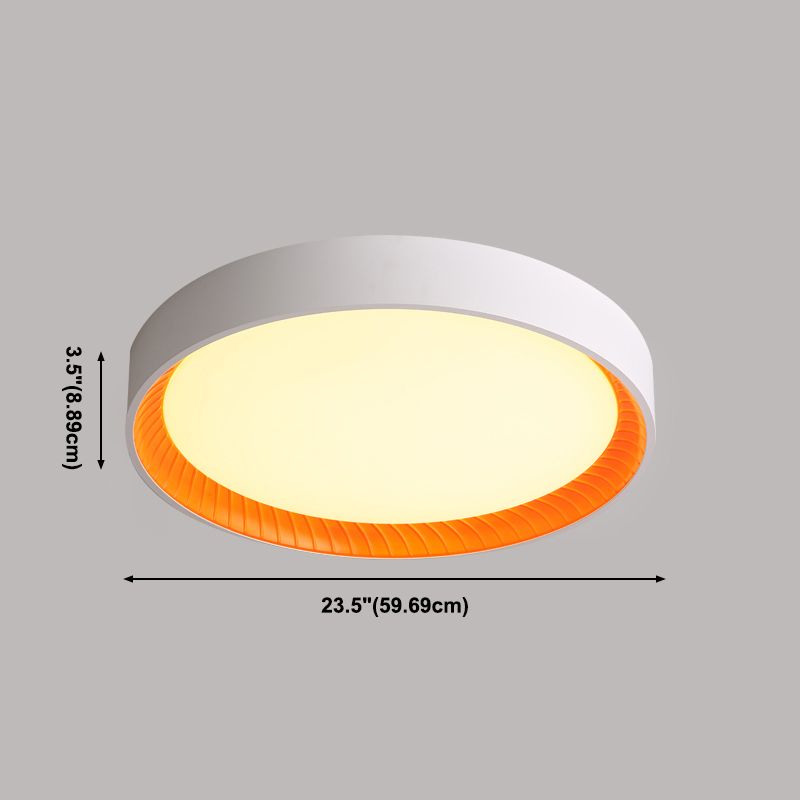 Modern LED Flush Mount Light Acrylic Shade Ceiling Lamp for Living Room Meeting Room
