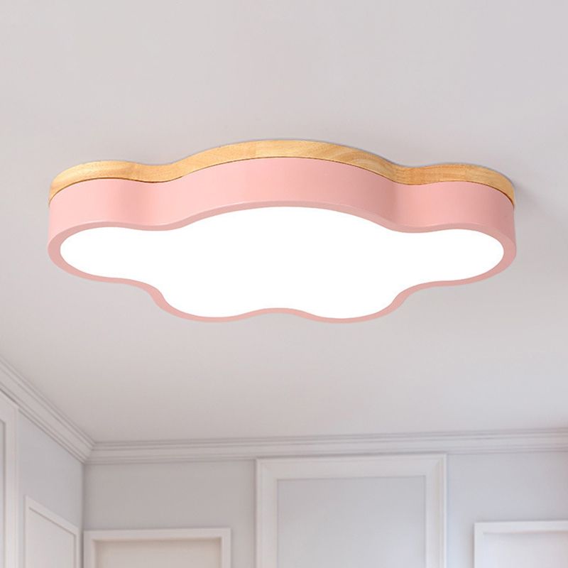Cloud Flush Mount Lights Modernist Acrylic Ceiling Mount Light Fixture for Bedroom