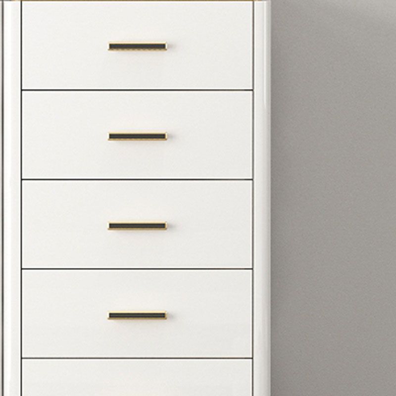 Glam Engineered Wood Storage Chest Bedroom Chest with Drawers