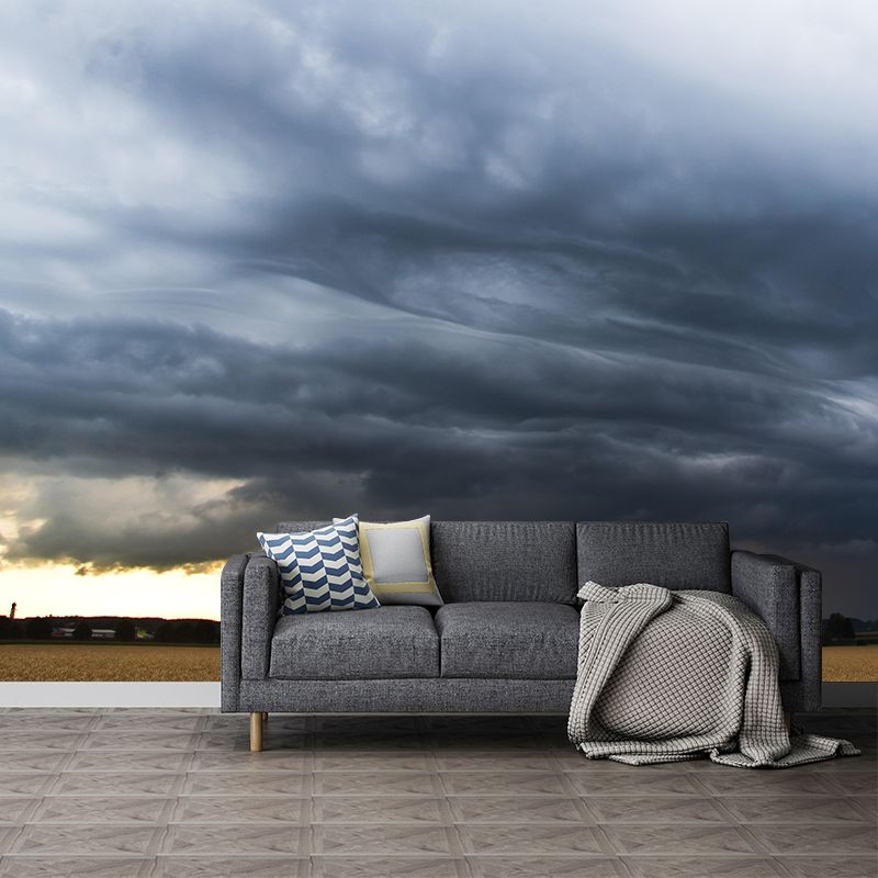 Sky Wall Mural Wallpaper Modern Style Mildew Resistant for Dining Room