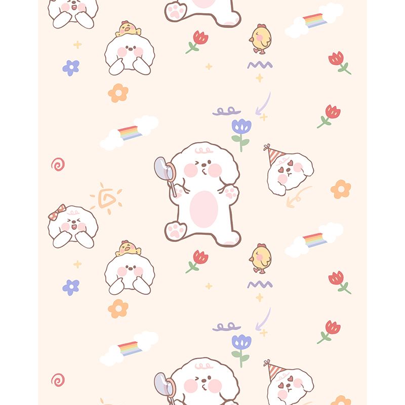 Cartoon Animals Wall Mural Wallpaper Sitting Room Wall Mural