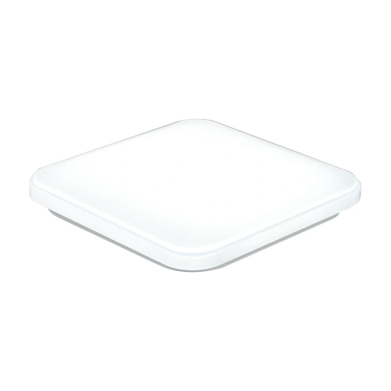 12 "/ 15" / 18 "large blanc carré encastré lumière nordique LED plafond encastré lumière abat - jour acrylique pour chambre à coucher