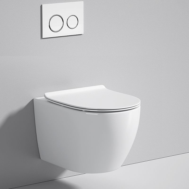 Modern Wall Mount Toilet Bowl One-Piece Urine Toilet for Bathroom