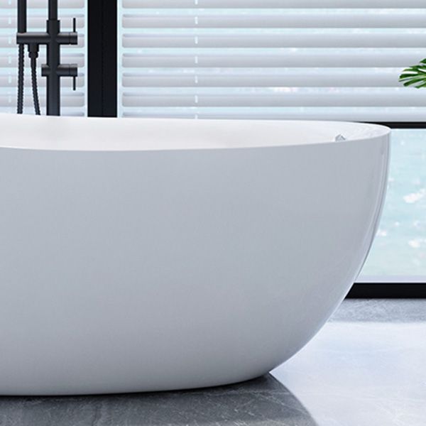 Bathroom Modern Single Slipper Bathtub Stand Alone Acrylic Bath Tub