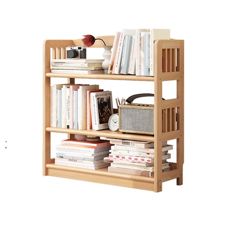 Contemporary Wooden Bookcase Open Back Bookcase for Home Office