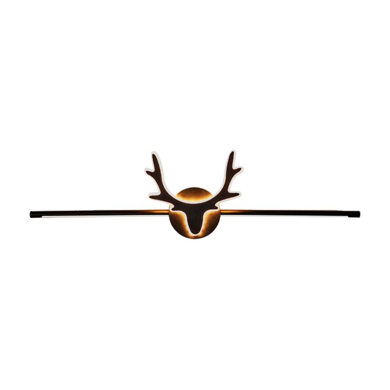 Nordic Style Iron Vanity Light Antler Shape Vanity Lamp for Shower Room