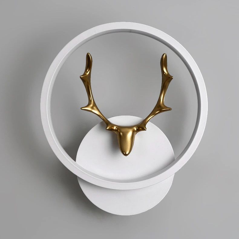 Light metal a parete geometrica contemporanea in metallo 1 lampada a LED LAD